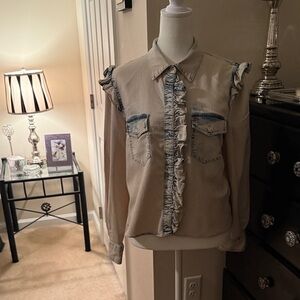 Alice + Olivia Sky Blue Denim Jeans